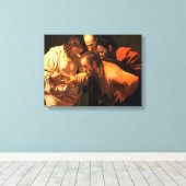 Toile L'Incrédulité De Saint Thomas Par Caravaggio (Insitu (Plancher de Bois))