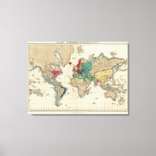 Toile L'indépendance De l'ANNONCE 1783 des Etats-Unis