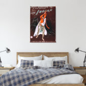 Toile "L'Indien" - Plume rouge, chef du (Insitu(Chambre))