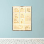 Toile Lineville, Derby, Glidden, Ames, Conway (Insitu (Plancher de Bois))