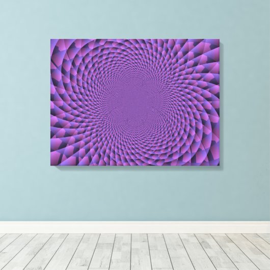 Toile L'Infini Est Violet (Insitu (Plancher de Bois))