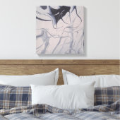 Toile Linge blanc 12x12 Acrylique peinture Abstraite (Insitu(Chambre))