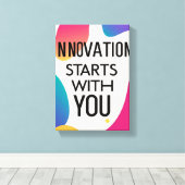 Toile L'innovation commence avec vous (Insitu (Plancher de Bois))
