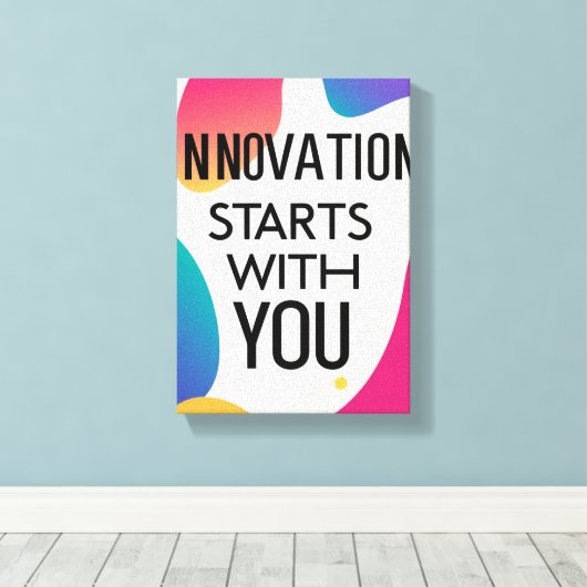 Toile L'innovation commence avec vous (Insitu (Plancher de Bois))