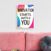 Toile L'innovation commence avec vous (Insitu(Salon))