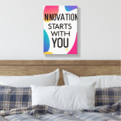 Toile L'innovation commence avec vous (Insitu(Chambre))