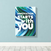 Toile L'innovation commence avec vous option 2 (Insitu (Plancher de Bois))