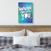 Toile L'innovation commence avec vous option 3 (Insitu(Chambre))