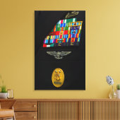 Toile L'insigne du chef du commandement (Insitu(Salon))