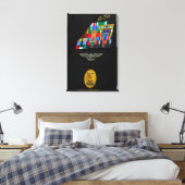 Toile L'insigne du chef du commandement (Insitu(Chambre))
