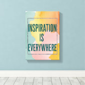 Toile L'inspiration est partout (Insitu (Plancher de Bois))