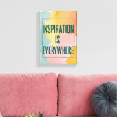 Toile L'inspiration est partout (Insitu(Salon))