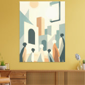 Toile L'instant avant - Doute et silence (Insitu(Salon))