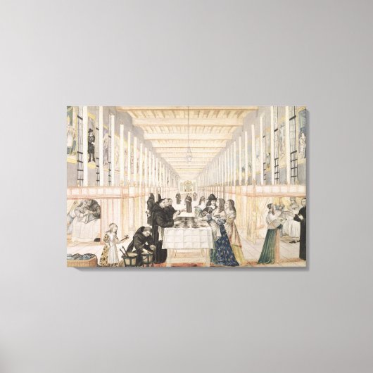 Toile L'Institut des Soeurs de la Charité pendant une (Recto)