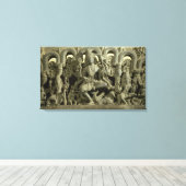 Toile Lintel représentant la Trinité : Siva, Brahma et V (Insitu (Plancher de Bois))