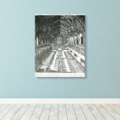 Toile L'intérieur du Westminster Hall (Insitu (Plancher de Bois))