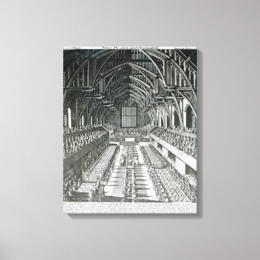 Toile L'intérieur du Westminster Hall (Recto)