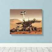 Toile L'interprétation de Mars Rover par un artiste (Insitu (Plancher de Bois))