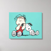 Toile Linus consolé avec l'oreille de Snoopy (Recto)