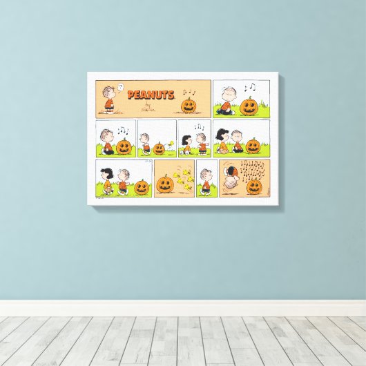 Toile Linus & Lucy | Chanter Jack-O-Lantern (Insitu (Plancher de Bois))