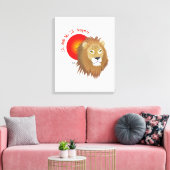 Toile Lion (Insitu(Salon))