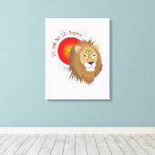 Toile Lion (Insitu (Plancher de Bois))