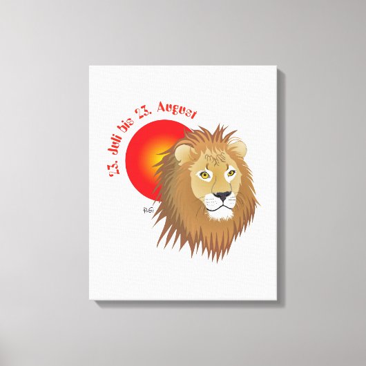 Toile Lion (Recto)