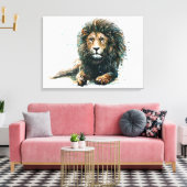 Toile Lion (Insitu(Salon))