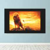 Toile Lion (Insitu (Plancher de Bois))