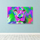 Toile Lion (Insitu (Plancher de Bois))