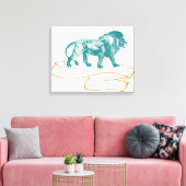 Toile Lion (Insitu(Salon))