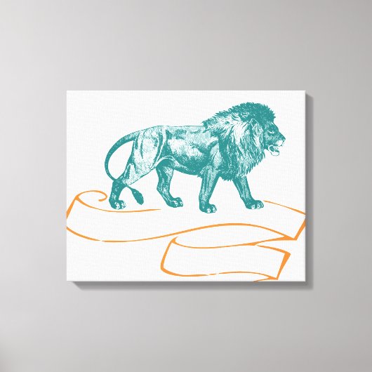 Toile Lion (Recto)