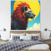 Toile Lion1 (Insitu(Chambre))