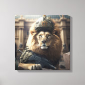 Toile Lion armé (Recto)