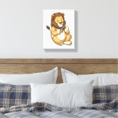 Toile Lion aux flèches à pointe de griffe (Insitu(Chambre))