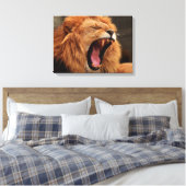 Toile Lion Avec Bouche Ouverte (Insitu(Chambre))