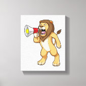 Toile Lion avec microphone (Recto)