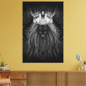 Toile Lion avec monogramme de couronne (Insitu(Salon))