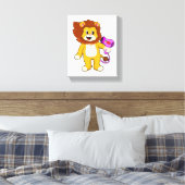 Toile Lion avec sèche-cheveux (Insitu(Chambre))