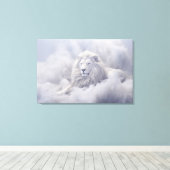 Toile Lion blanc de Juda (Insitu (Plancher de Bois))