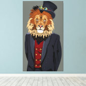 Toile Lion classique (Insitu (Plancher de Bois))