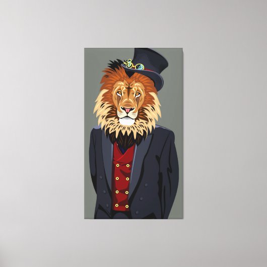 Toile Lion classique (Recto)