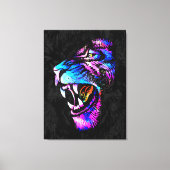 Toile Lion colorée Imprimer | Impression Big Lion (Recto)