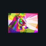 Toile Lion Colorful Prismatic Pop Art Design-62501<br><div class="desc">Lion Colorful Prismatic Pop Art Design-62501</div>