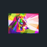 Toile Lion Colorful Prismatic Pop Art Design-62501<br><div class="desc">Lion Colorful Prismatic Pop Art Design-62501</div>