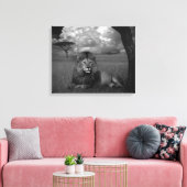 Toile Lion dans l'herbe (Insitu(Salon))