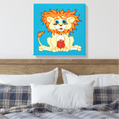 Toile Lion de football (Insitu(Chambre))