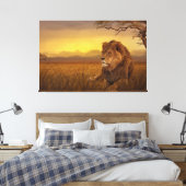 Toile Lion de Savannah (Insitu(Chambre))
