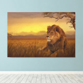 Toile Lion de Savannah (Insitu (Plancher de Bois))