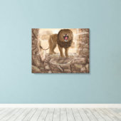 Toile Lion d'or (Insitu (Plancher de Bois))